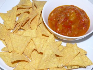 Mango Salsa mit Nachos