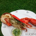 Gegrillter Hummer mit Schnittlauchbutter