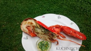 Gegrillter Hummer mit Schnittlauchbutter