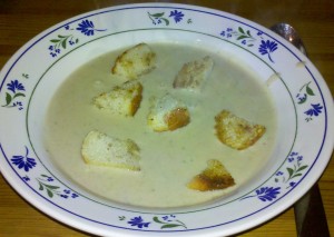 Maronensuppe mit Croutons