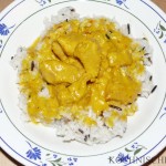 Safranhähnchen mit Reis